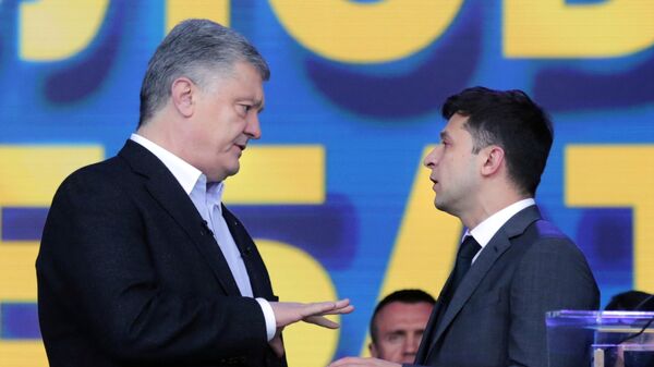 Петр Порошенко и Владимир Зеленский Петр Порошенко и Владимир Зеленский