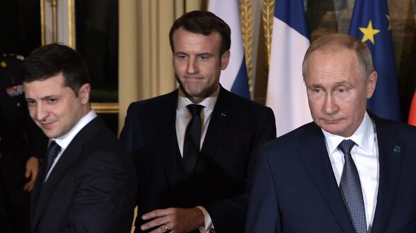 В Париже проходит встреча Путина и Зеленского