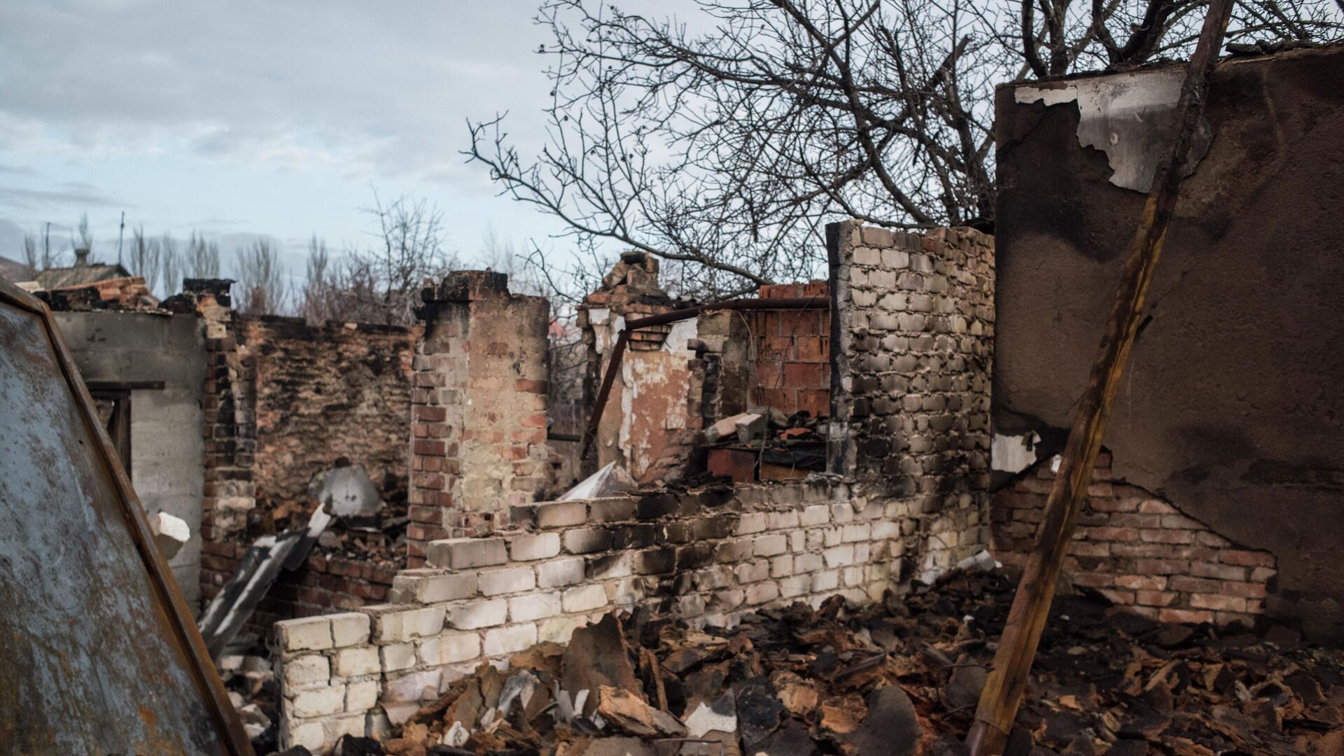 Фото разрушенных домов в украине