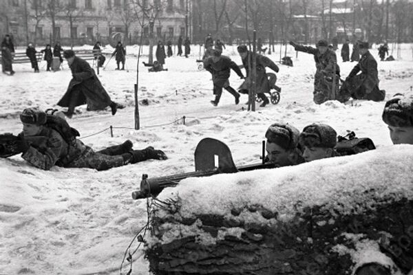 Учения на улицах Москвы Учения на улицах Москвы
