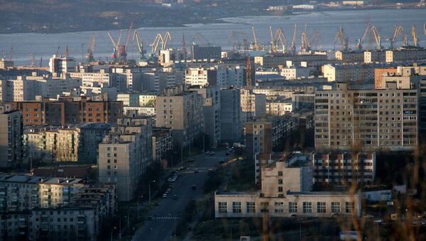 Вид Мурманска. Архив Вид Мурманска. Архив