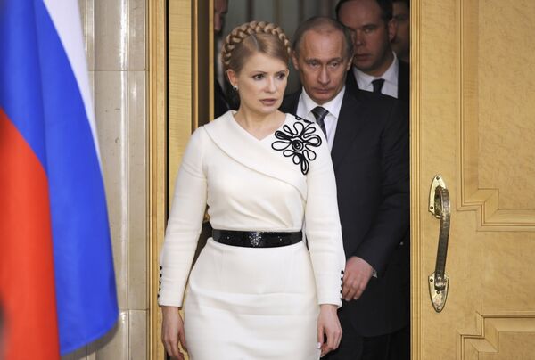 Встреча премьер-министра РФ В.Путина с Ю.Тимошенко Встреча премьер-министра РФ В.Путина с Ю.Тимошенко