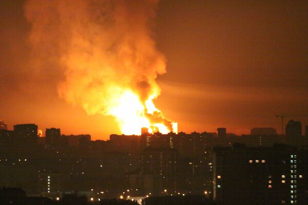Взрыв газопровода на Мичуринском проспекте Взрыв газопровода на Мичуринском проспекте
