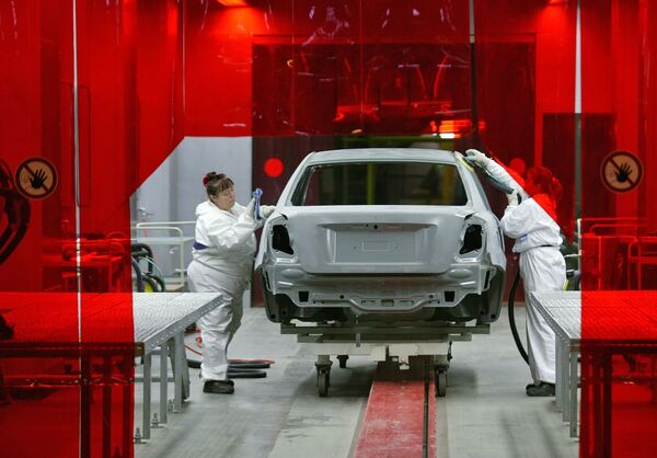 Сборка автомобилей Chevrolet Lacettii на заводе автоконцерна General Motors Сборка автомобилей Chevrolet Lacettii на заводе автоконцерна General Motors