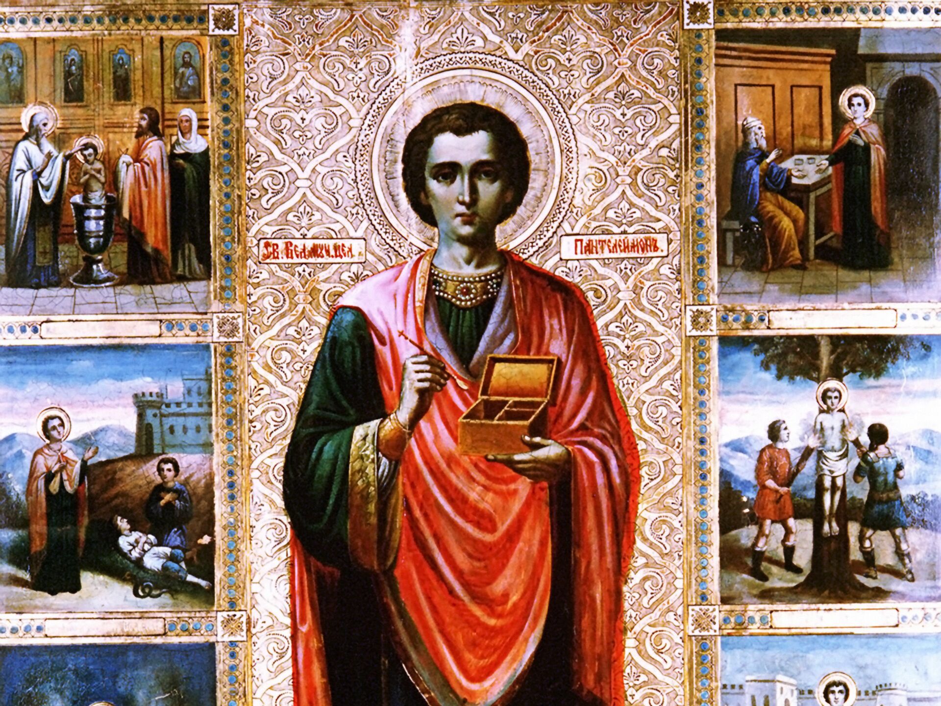 9 августа история. РПЦ икона Пантелеймона. 9 Августа великомученика и целителя Пантелеимона.