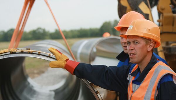 Сварка первого стыка газопровода Сахалин-Хабаровск-Владивосток Сварка первого стыка газопровода Сахалин-Хабаровск-Владивосток