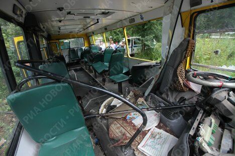 ДТП с участием маршрутного автобуса на Рублево-Успенском шоссе ДТП с участием маршрутного автобуса на Рублево-Успенском шоссе
