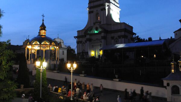 Почаевская Лавра. Архивное фото Почаевская Лавра. Архивное фото
