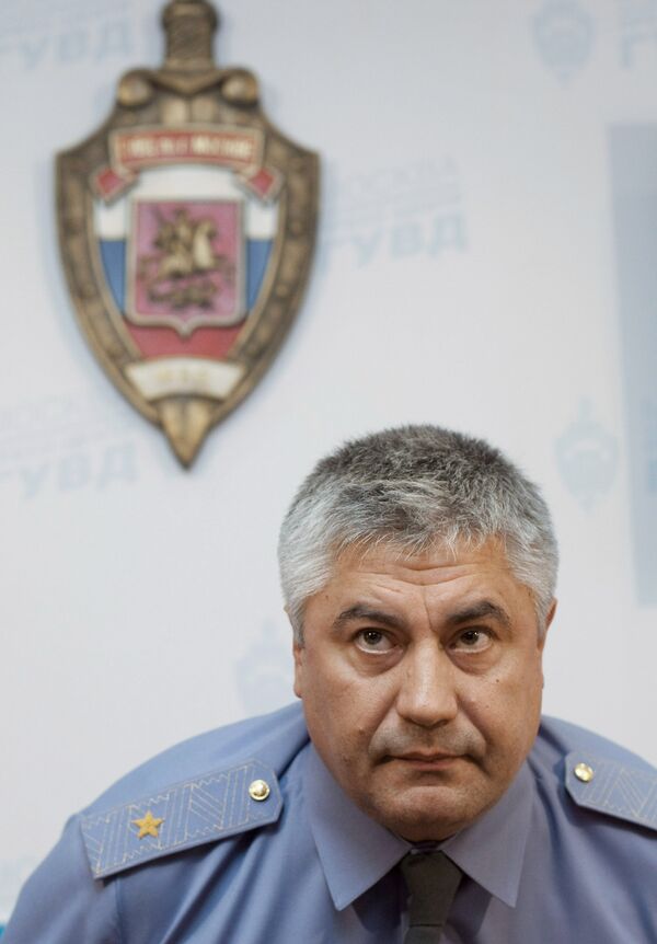 Начальник ГУВД по городу Москве генерал-майор милиции В.Колокольцев Начальник ГУВД по городу Москве генерал-майор милиции В.Колокольцев