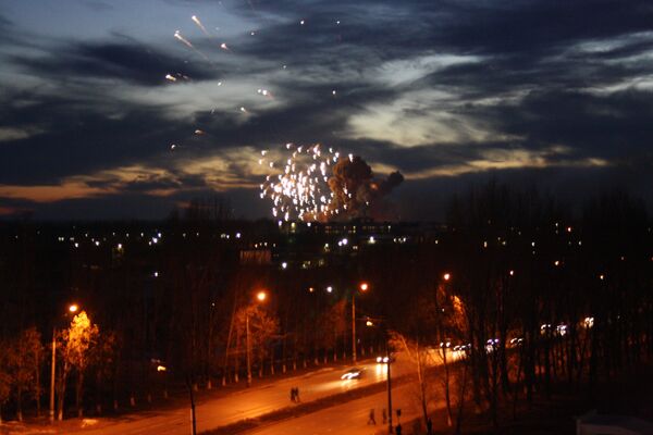 Взрывы на военных складах в Ульяновске Взрывы на военных складах в Ульяновске