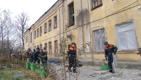 Обстановка у складов боеприпасов воинской части в Ульяновске Обстановка у складов боеприпасов воинской части в Ульяновске