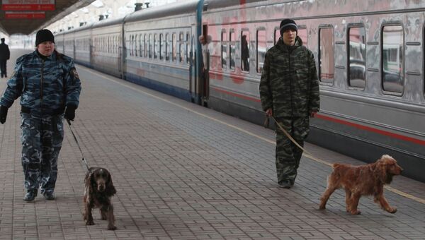 На Ленинградском вокзале в Москве. Архивное фото На Ленинградском вокзале в Москве. Архивное фото
