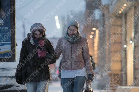 Снегопад в Москве Снегопад в Москве