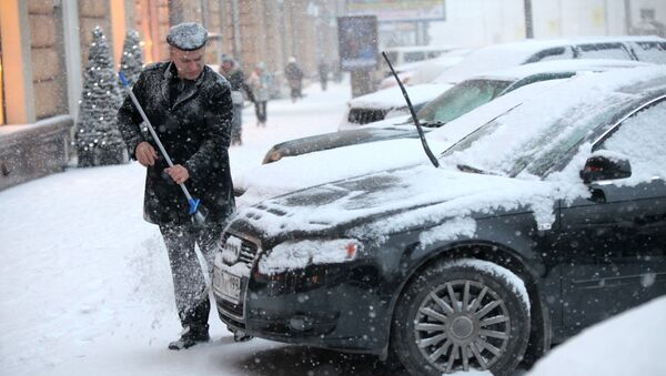 Снегопад в Москве Снегопад в Москве