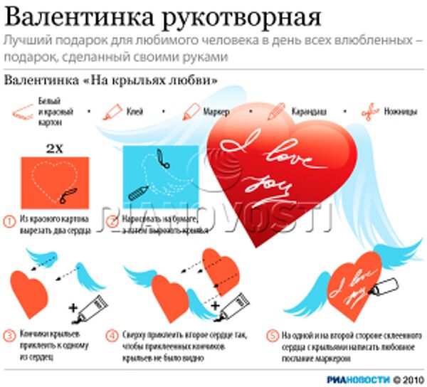 Валентинка рукотворная Валентинка рукотворная