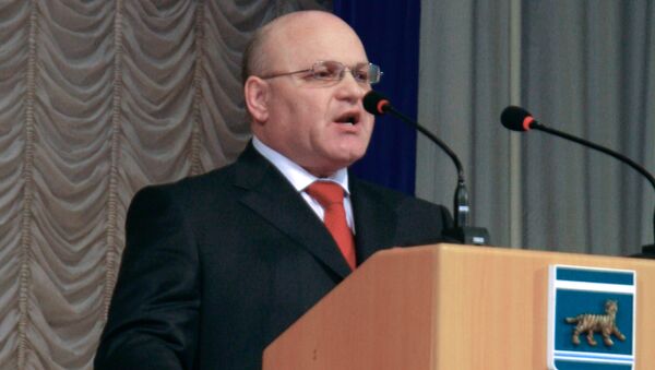 Экс-губернатор Еврейской автономной области Александр Винников. Архивное фото Экс-губернатор Еврейской автономной области Александр Винников. Архивное фото