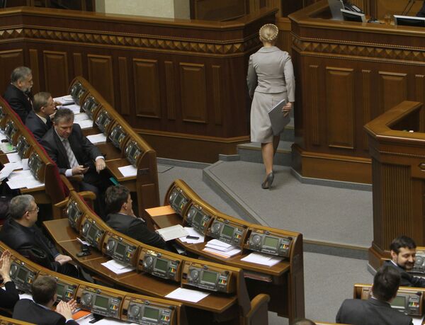 Парламент Украины отправил в отставку правительство Тимошенко Парламент Украины отправил в отставку правительство Тимошенко