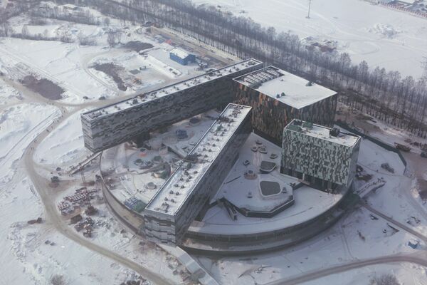Здание Московской школы управления Сколково. Архив Здание Московской школы управления Сколково. Архив