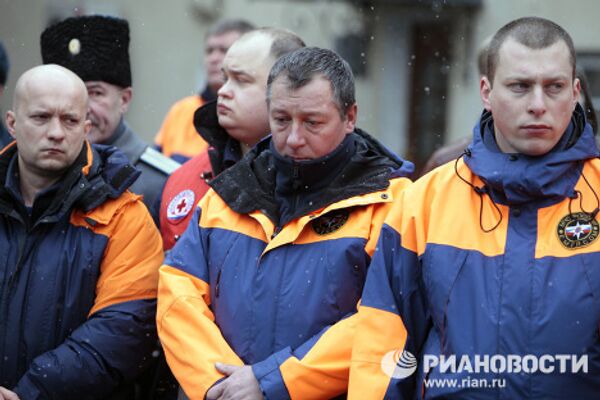 Прощание с начальником службы пожаротушения Москвы Евгением Чернышовым Прощание с начальником службы пожаротушения Москвы Евгением Чернышовым
