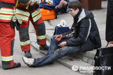 Пострадавшие в результате взрыва на станции метро Парк культуры Пострадавшие в результате взрыва на станции метро Парк культуры
