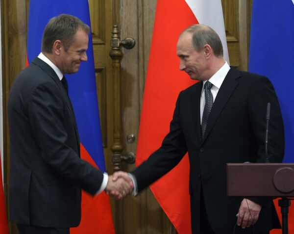 Пресс-конференция Владимира Путина и Дональда Туска Пресс-конференция Владимира Путина и Дональда Туска