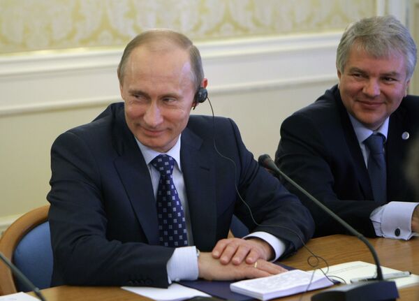Визит премьер-министра РФ Владимира Путина в Милан Визит премьер-министра РФ Владимира Путина в Милан