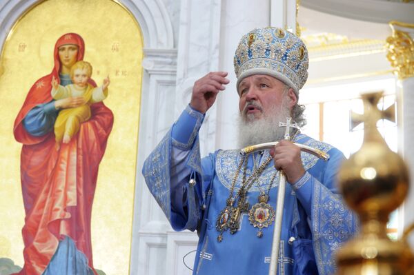 Патриарх Московский и всея Руси Кирилл. Архив. Патриарх Московский и всея Руси Кирилл. Архив.