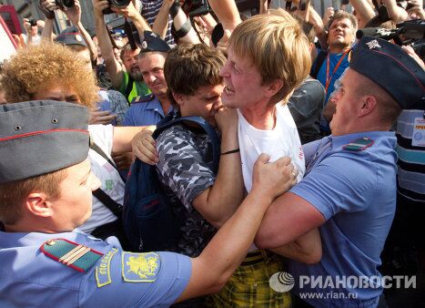 Акция в защиту 31-ой статьи Конституции прошла в Москве Акция в защиту 31-ой статьи Конституции прошла в Москве