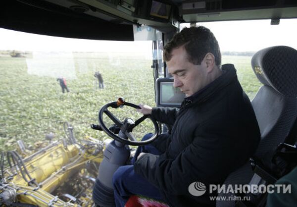 Президент России Дмитрий Медведев в Орловской области Президент России Дмитрий Медведев в Орловской области