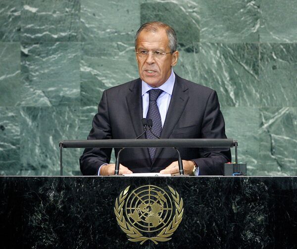 Глава МИД РФ Сергей Лавров принимает участие в 65-й сессии Генеральной асамблеи ООН Глава МИД РФ Сергей Лавров принимает участие в 65-й сессии Генеральной асамблеи ООН