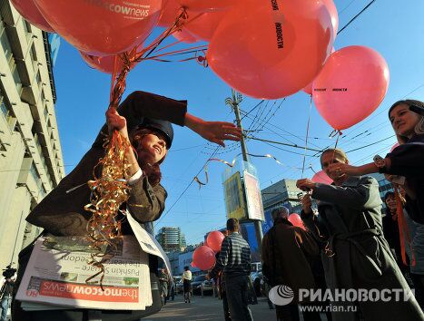 Открытие выставки, посвященной 80-летию The Moscow News Открытие выставки, посвященной 80-летию The Moscow News