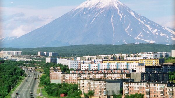 Город Петропавловск-Камчатский. Архивное фото Город Петропавловск-Камчатский. Архивное фото