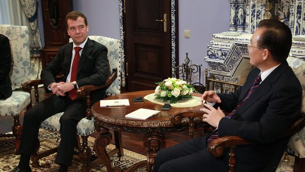 Д.Медведев и В.Цзябао. Архив Д.Медведев и В.Цзябао. Архив