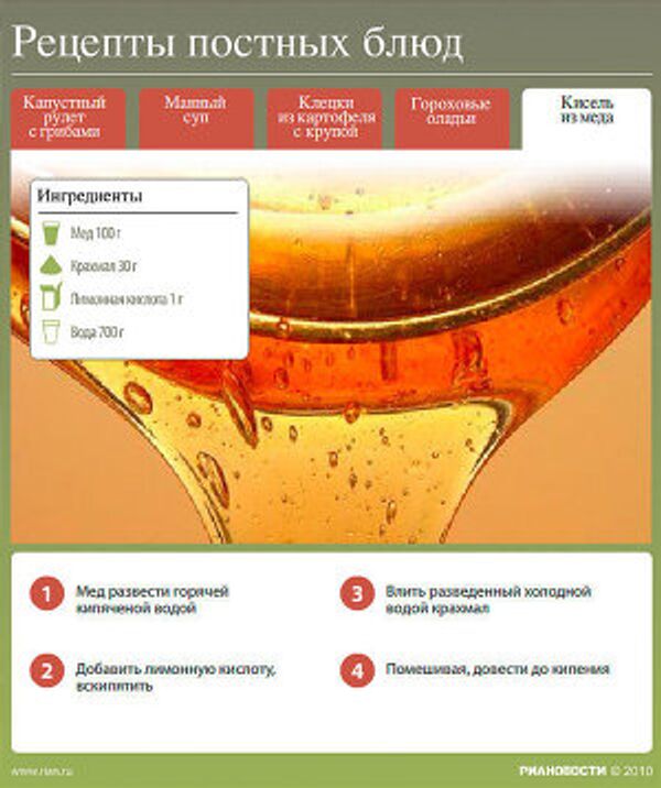 Рецепты постных блюд Рецепты постных блюд