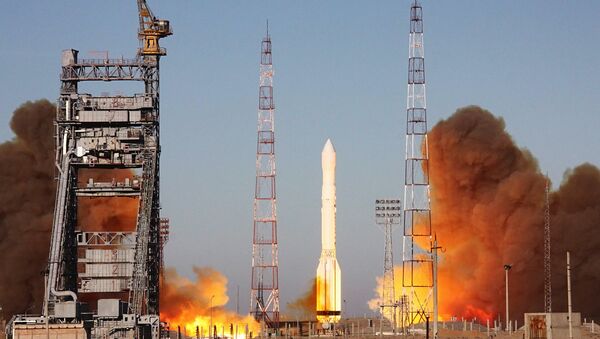Старт РН Протон-М с тремя КА Глонасс-М Старт РН Протон-М с тремя КА Глонасс-М