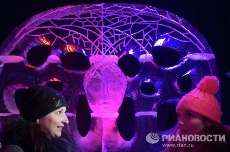Открытие музея льда в парке Сокольники в Москве Открытие музея льда в парке Сокольники в Москве