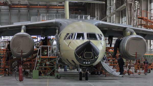 Сборка Ан-148 на Воронежском Авиазаводе (ВАСО) Сборка Ан-148 на Воронежском Авиазаводе (ВАСО)