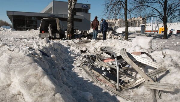 Место, где в ДТП погибла супруга Вячеслава Малофеева Марина Место, где в ДТП погибла супруга Вячеслава Малофеева Марина