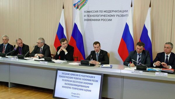 Заседание комиссии по модернизации и технологическому развитию экономики России Заседание комиссии по модернизации и технологическому развитию экономики России