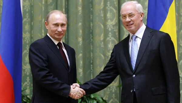 Встреча Владимира Путина и Николая Азарова в Киеве Встреча Владимира Путина и Николая Азарова в Киеве