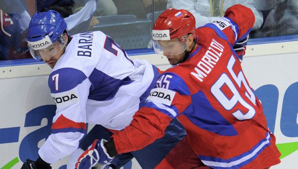 Хоккей. Чемпионат мира. Матч Россия - Словакия Хоккей. Чемпионат мира. Матч Россия - Словакия