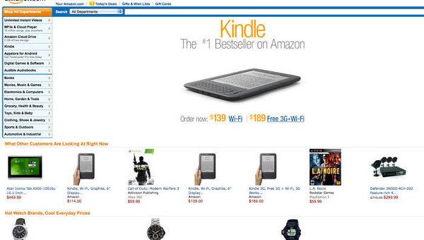 Скриншот сайта Amazon. Архивное фото Скриншот сайта Amazon. Архивное фото