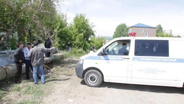 Взрыв автомобиля в Астане Взрыв автомобиля в Астане