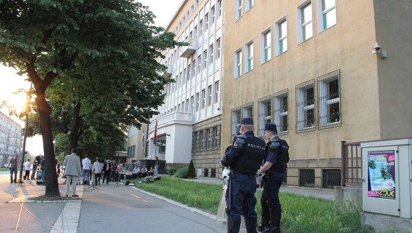 Здание Специального суда, где содержится Ратко Младич Здание Специального суда, где содержится Ратко Младич
