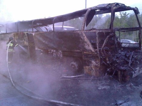 ДТП в в Ступинском районе Подмосковья с участием автобуса и грузового автомобиля ДТП в в Ступинском районе Подмосковья с участием автобуса и грузового автомобиля