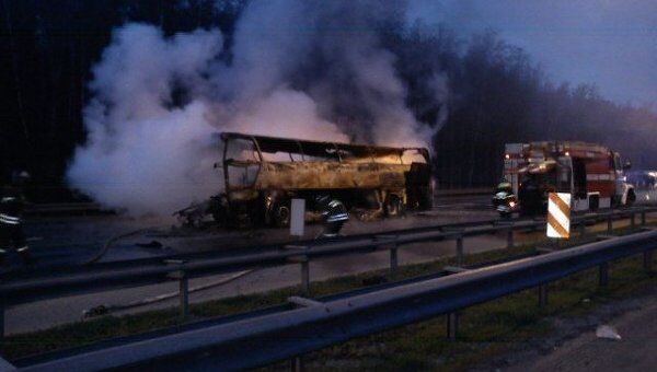 ДТП в в Ступинском районе Подмосковья с участием автобуса и грузового автомобиля ДТП в в Ступинском районе Подмосковья с участием автобуса и грузового автомобиля