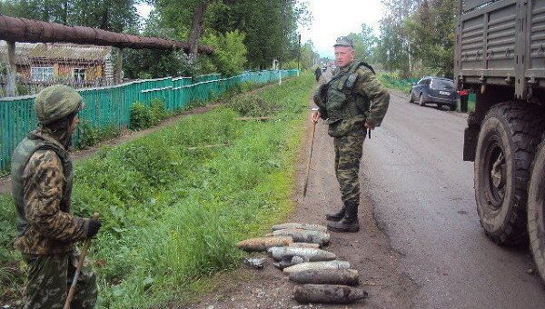 Последствия взрывов в воинской части в Башкирии Последствия взрывов в воинской части в Башкирии