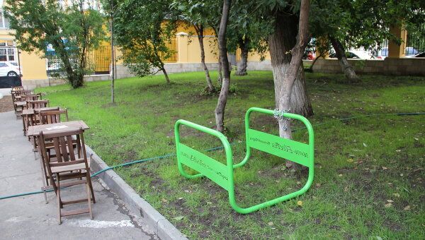 Велопарковки у столичных ресторанов Велопарковки у столичных ресторанов