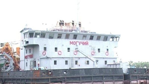 Судоподъемный кран Могучий, который отправлен на подъем Булгарии Судоподъемный кран Могучий, который отправлен на подъем Булгарии