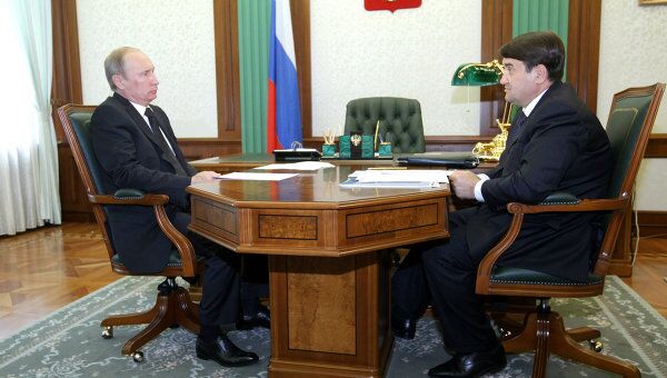 Встреча премьер-министра РФ Владимира Путина с Игорем Левитиным Встреча премьер-министра РФ Владимира Путина с Игорем Левитиным